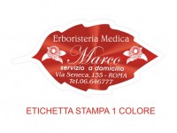 Etichette adesive per erboristerie, cosmetica, cosmesi (mm 59X30)  (cod.6M )
